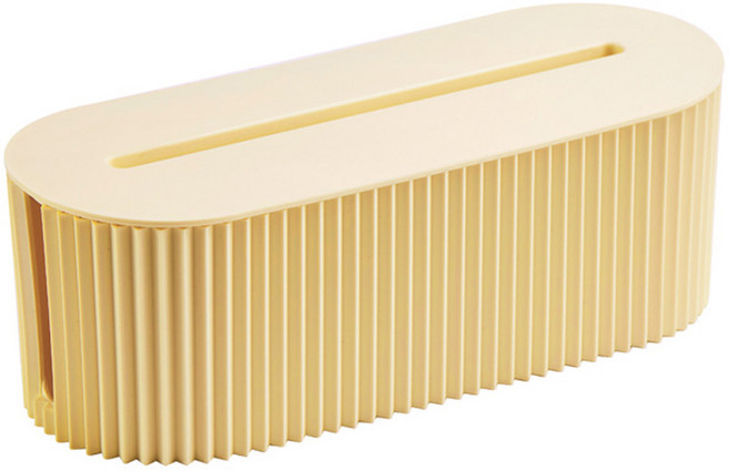 달팽이리빙 멀티탭 정리함, 1개, 버터