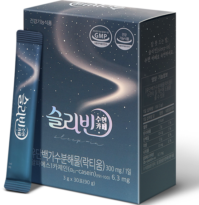 슬리빈 수면카페 락티움 30p, 90g, 1개