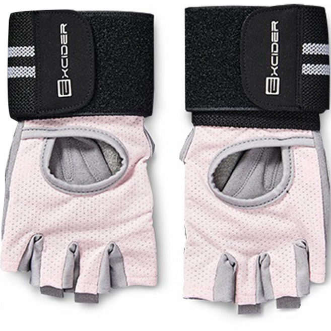 엑사이더 손목보호 스트랩 헬스장갑 양손착용 EG205, 핑크, 1개