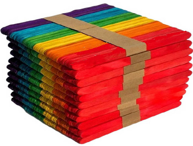 일회용 하드스틱 16 114mm, 550개, 레인보우