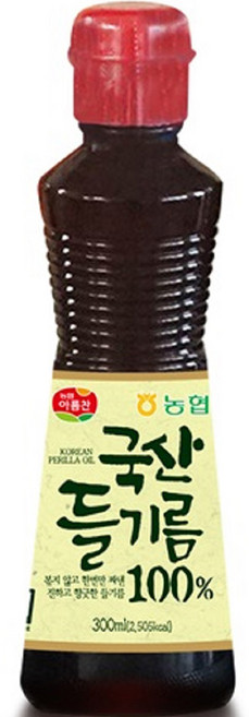 아름찬 들기름, 1개, 300ml