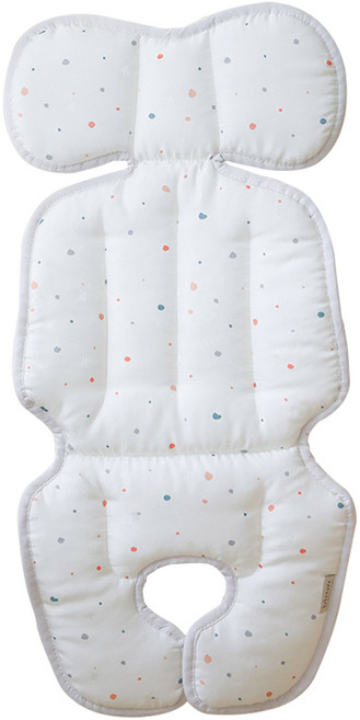 베베누보 유아용 아이스 인견 유모차 쿨시트, 컬러풀도트, 1개