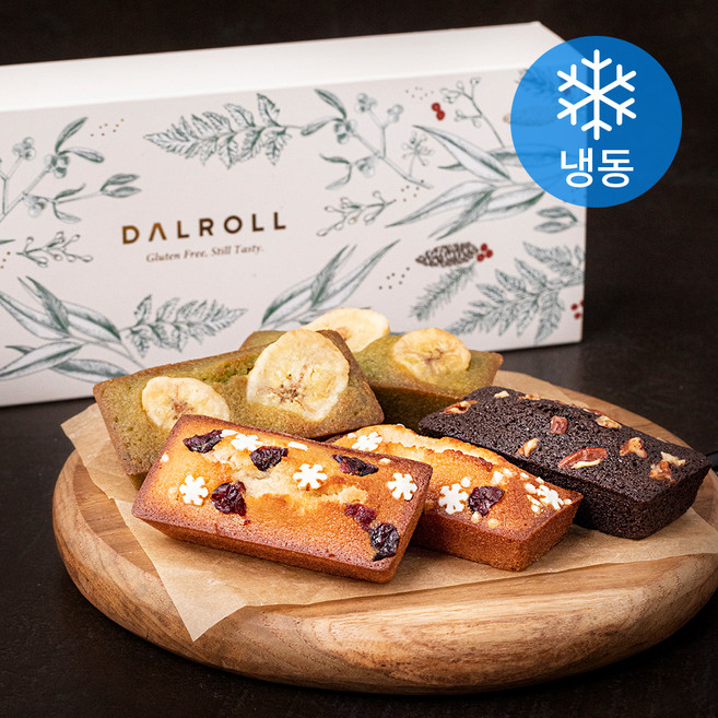 달롤 크리스마스 휘낭시에 6입 세트 (냉동), 200g, 1개입, 1세트