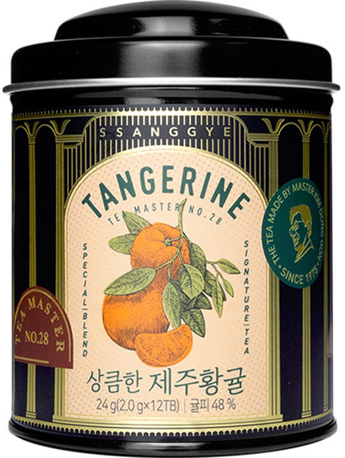 쌍계명차 마스터 캔 제주황귤 티, 2g, 12개입, 1개