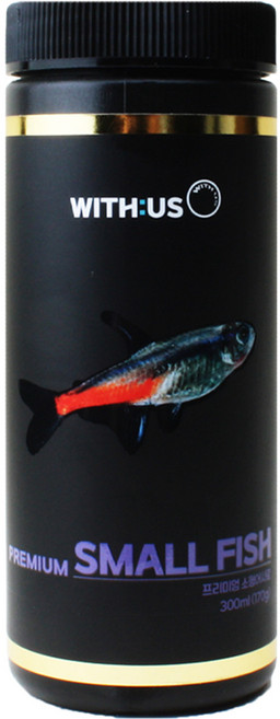 위더스 프리미엄 소형어 사료, 300ml, 1개