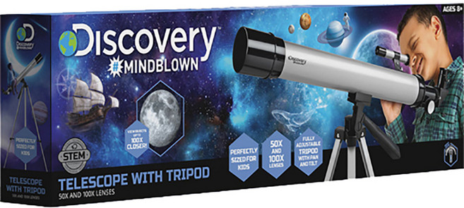 Discovery MINDBLOWN 望遠鏡 + 三角架, 1個, 100倍
