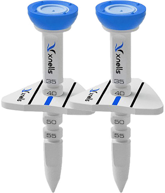 엑스넬스 에이밍 높이조절 컨트롤 골프티, 블루, 2개