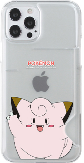 포켓몬 큐티 S2 반투명 카드 슬림 휴대폰 케이스