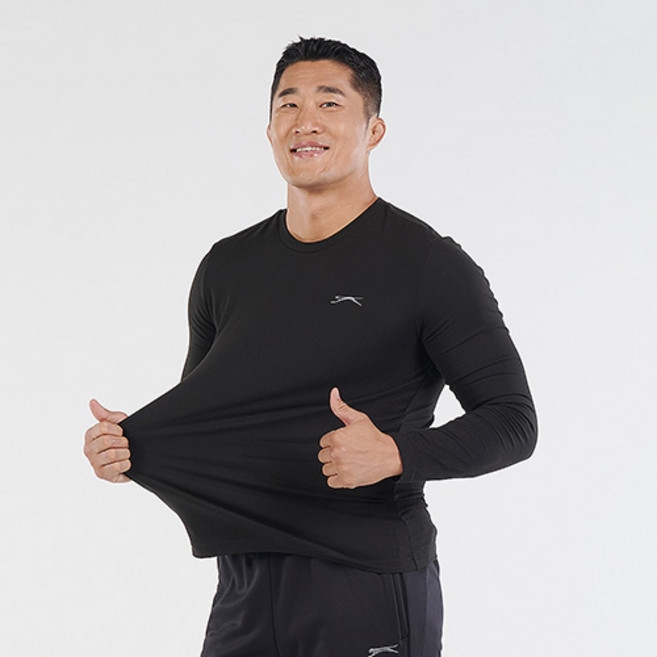 Slazenger 男款刷毛圓領T恤