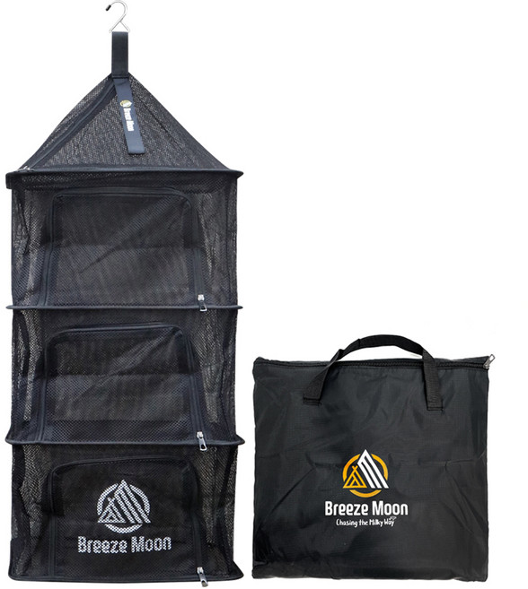 브리즈문 캠핑 식기건조대 기본형, 모던블랙, 4단, 1개