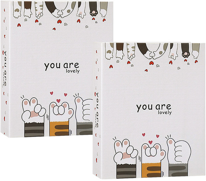 베리구즈 스토리 포토앨범 10.2 x 15.2 cm 2p, 러블리 야옹이, 50매