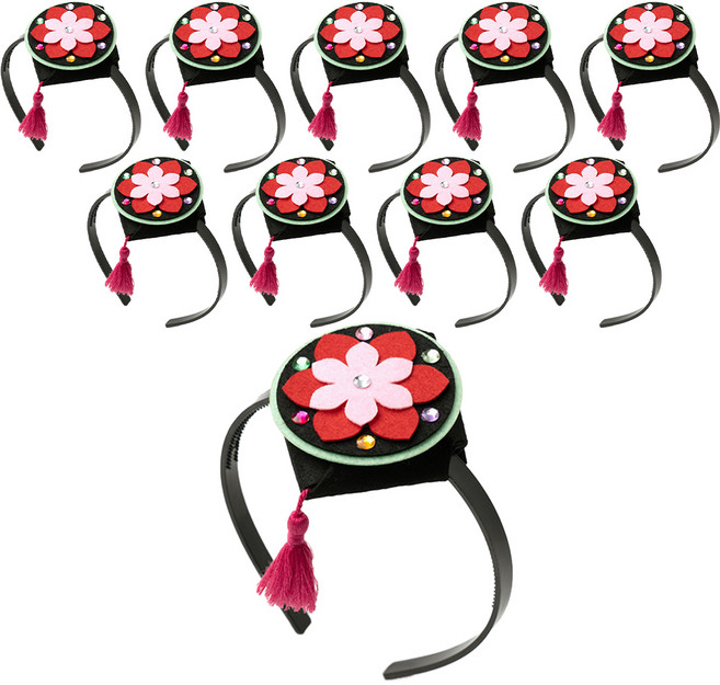 민화샵 전통 종이 만들기 10p 세트, 배씨댕기 TDPFB0320, 1세트