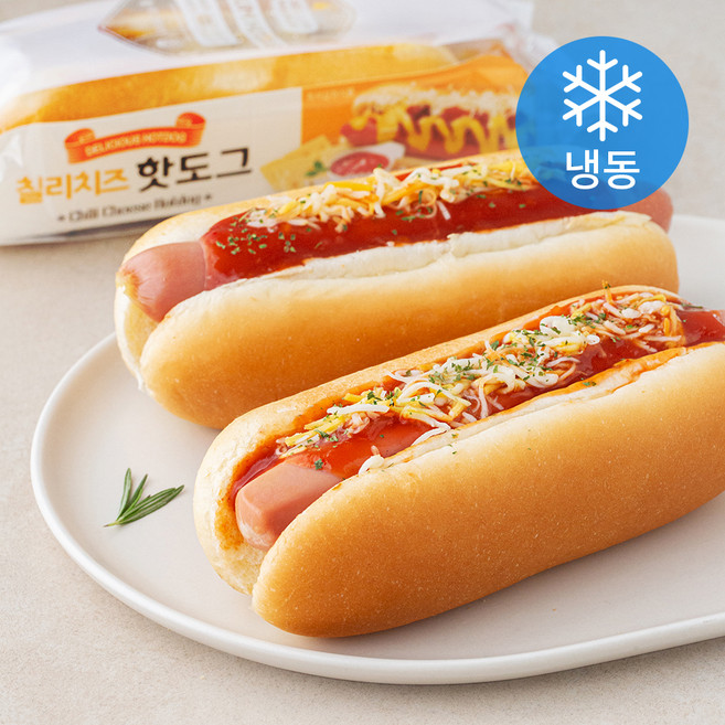 칠리치즈 핫도그 (냉동), 146g, 4개입, 1개