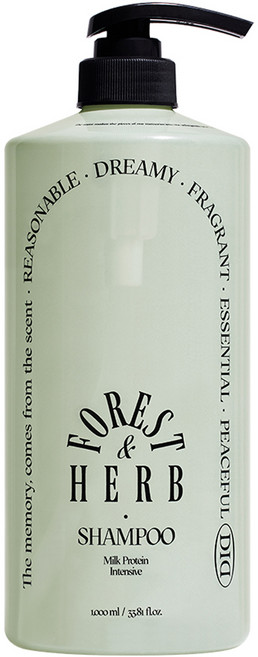 오디드 밀크프로틴 인텐시브 샴푸 포레스트허브향, 1L, 1개