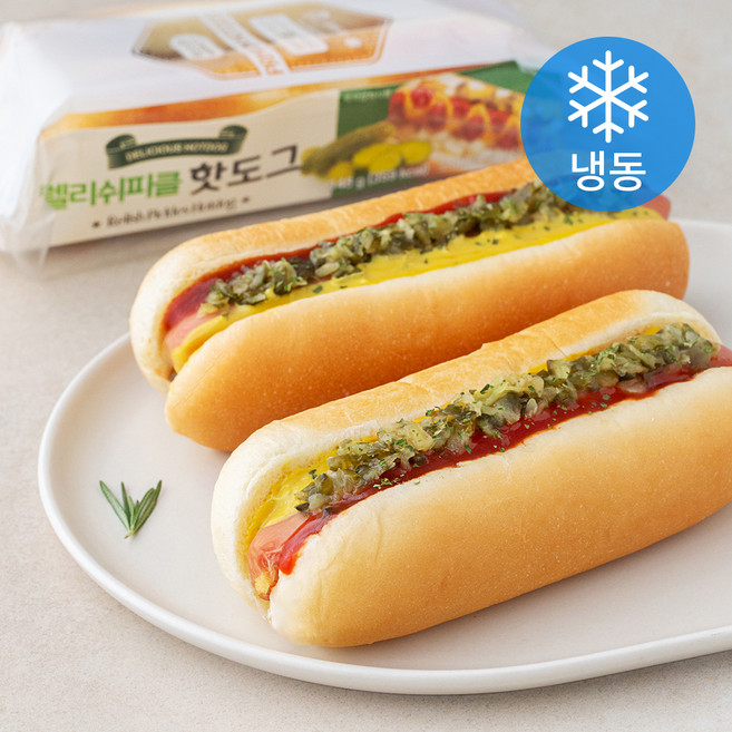 그린델리카 렐리쉬 피클 핫도그 (냉동), 148g, 1개입, 4개