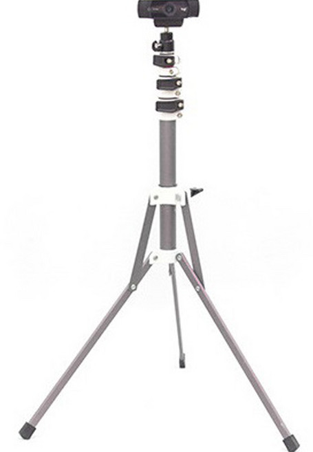 오토케 웹캠용 카메라 전기종용 삼각대 그레이, AC-T7, 1개