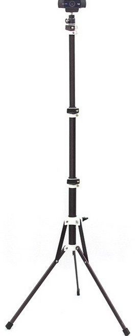 오토케 웹캠용 카메라 전기종용 삼각대 블랙, AC-T7, 1개