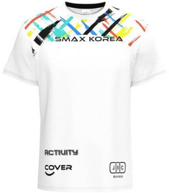 Smack Korea女款Grand肩膀合身涼感材質羽球T恤 SMAX-44