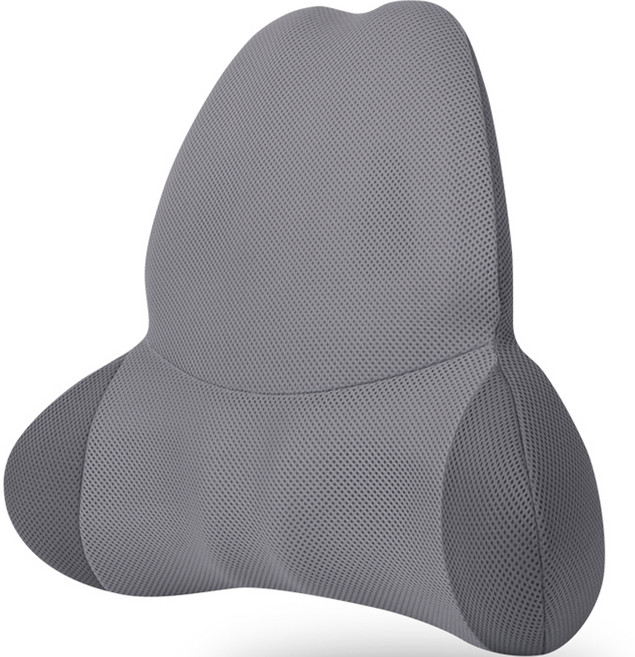 베네폼 바른자세 등받이 허리 쿠션, 그레이