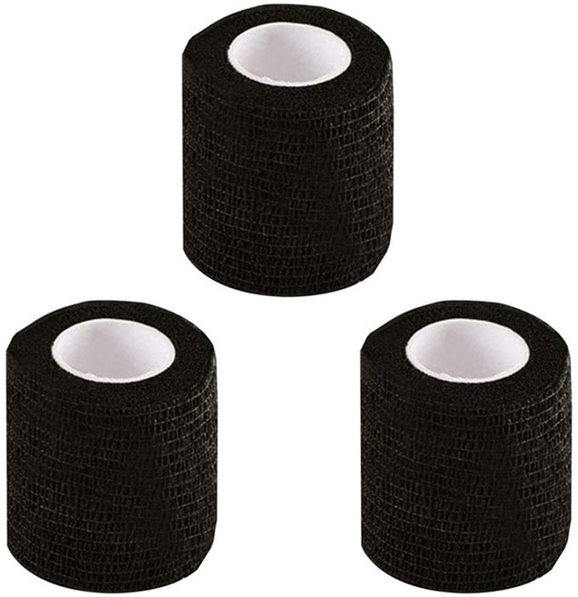 VOLAR 자가점착 탄력 근육 스포츠 테이핑 테이프, 3개
