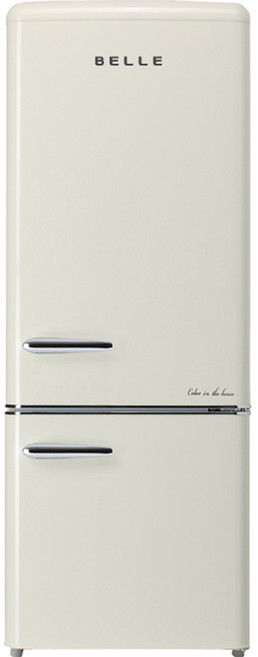 BELLE 레트로 글라스 191L 2도어 냉장고 방문설치, RC20ACM