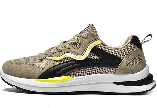 엘쏘옴므 남성용 빈티지 베이퍼 와플 스니커즈