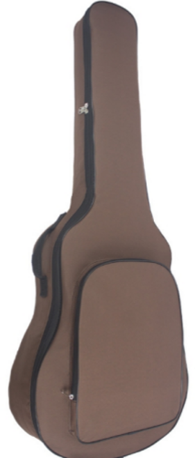 DAS MUK 어쿠스틱 기타 가방 브라운, 1개