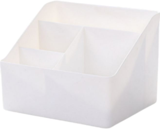 아베른 와이드 리모컨 정리함 연필꽃이, 화이트, 1개