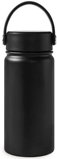 텀스 무지 핸들 스윙 텀블러, 450ml, 블랙, 1개