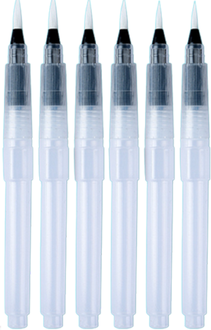 다사바바 수채화 워터브러시 투명 팁 뾰족한 끝 3종 세트, 150mm, 1세트