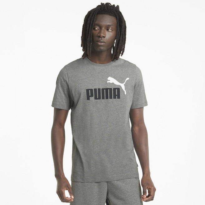 PUMA 男款ESS Plus 2 Col Logo短袖T恤