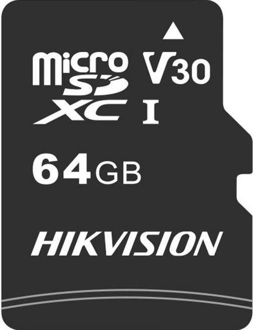 하이크비전 마이크로 SD 카드 HS-TF-C1 어댑터포함, 64GB, 1개