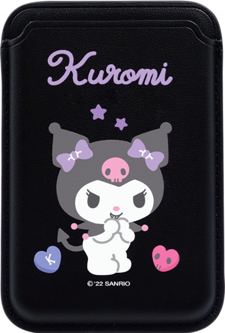 산리오 맥세이프 카드지갑, 1개, 쿠로미
