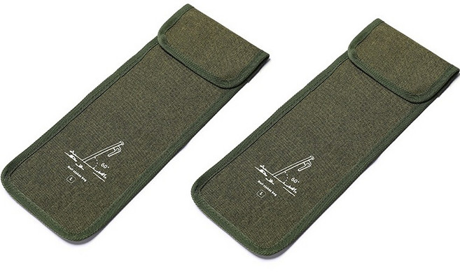 쏘앤영 밀리터리 캠핑 공구 팩 파우치 2종 세트 L, 혼합색상, 1세트