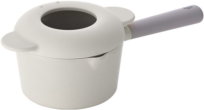 네오플램 인덕션 베베 이유식 냄비 + 쿠킹가드 세트, 오프화이트, 1개