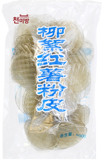 천미방 원형 둥글 넙적당면, 1개, 500g