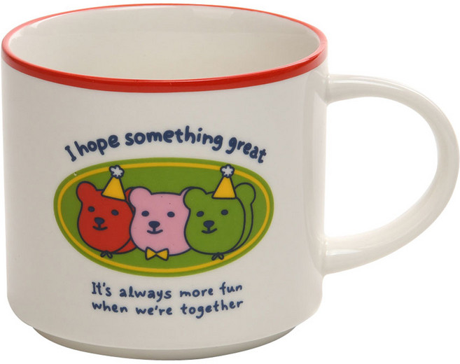 데일리라이크 젤리 베어 머그컵 03, 혼합색상, 1개