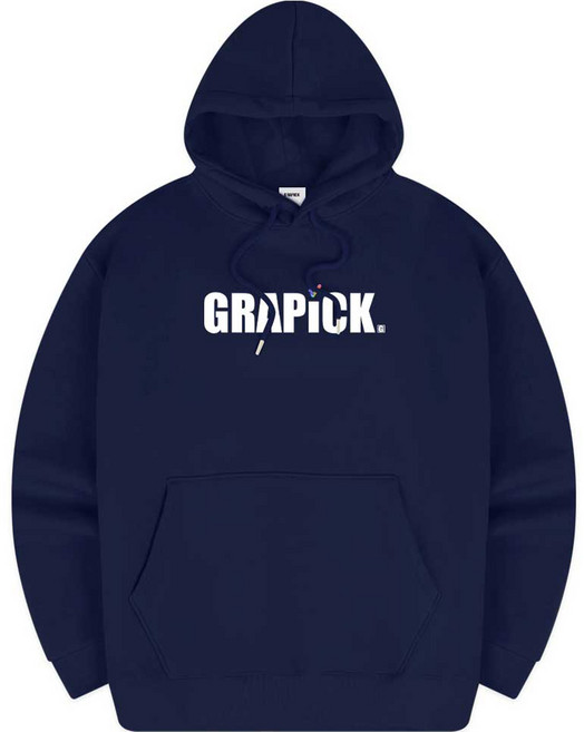 그라픽 픽베이직 기모 후드티 PIA_0031