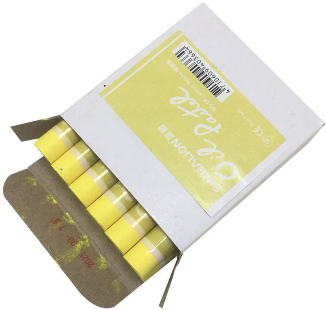 유성 오일 파스텔 솔리드 옐로우 12p, 1색, 1개