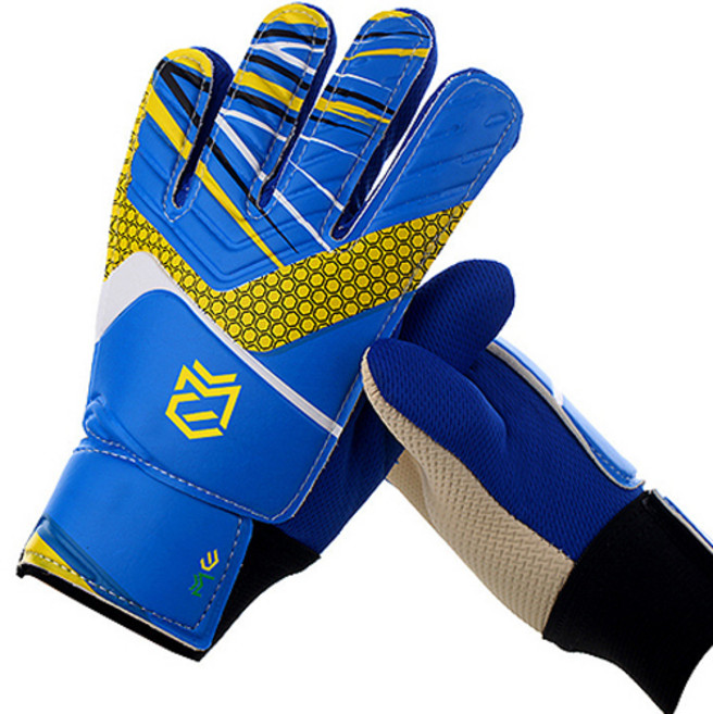 충격흡수에 강한 축구 골키퍼 장갑, 블루, 1개