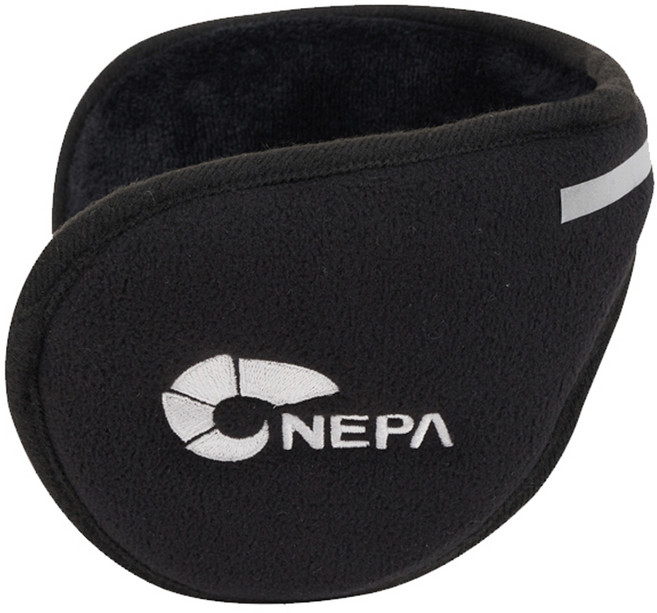 네파 세이프티 리플렉트 방한 귀마개, 블랙, 1개