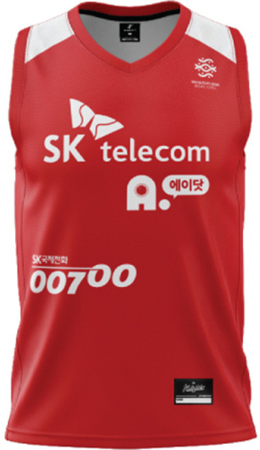 SK나이츠 SKT 선수레플리카 상의 홈 김건우