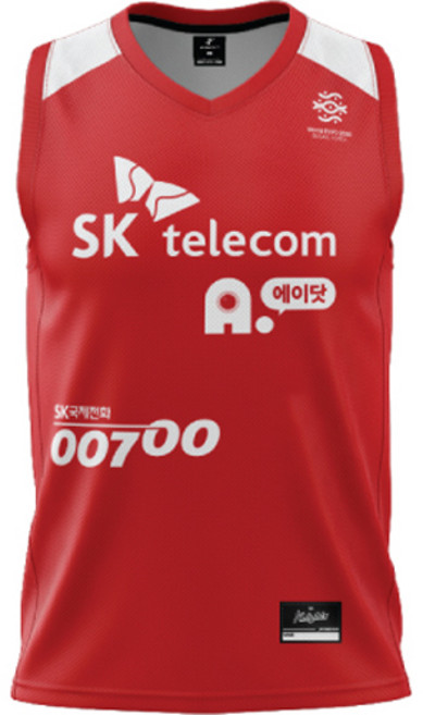 SK나이츠 SKT 선수레플리카 상의 홈 김수환