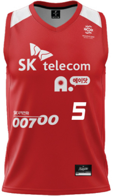 SK나이츠 SKT 선수레플리카 상의 홈 송창용