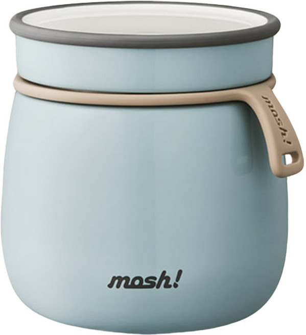 모슈 보온보냉 라떼 푸드자, 스카이, 480ml, 1개