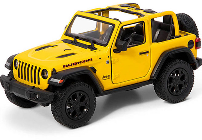 킨스마트 2018 지프 랭글러 오픈탑 미니카 피규어, 랜덤 발송, 1개