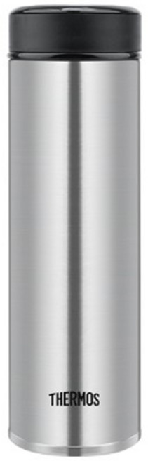 THERMOS 膳魔師 快開直筒隨行杯, 透明不鏽鋼, 500ml, 1個