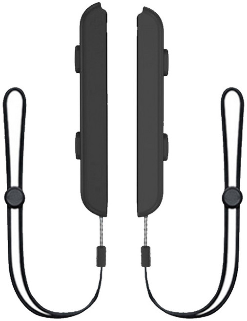 업마켓 닌텐도 스위치 OLED 아키토모 조이콘 손목 스트랩 세트, 블랙, 1세트