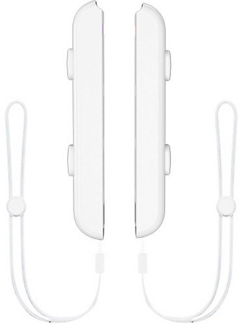 업마켓 닌텐도 스위치 OLED 아키토모 조이콘 손목 스트랩 그립 화이트 2p 세트, 1세트