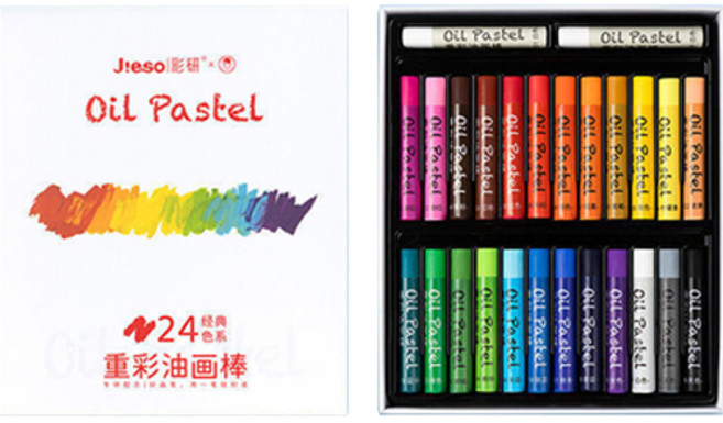 메이크마인 클래식 마카롱 오일 파스텔 클래식 24색 + 화이트 2p, 1개